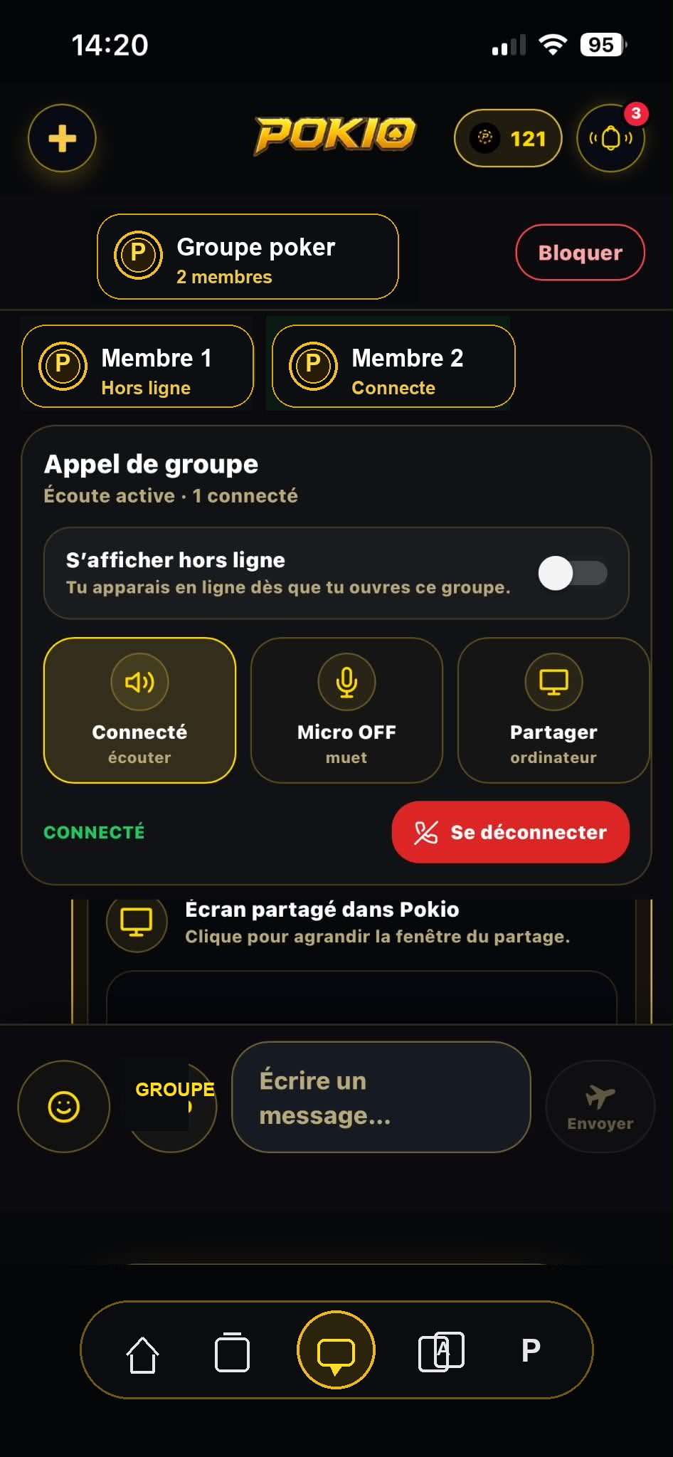 Groupe vocal Pokio neutralisé